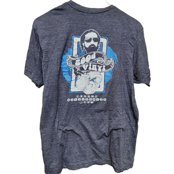 Jeremy Halliburton Good Vinyl Vintage Black Band Tee Large Music 2 Sided - Picture 4 of 6